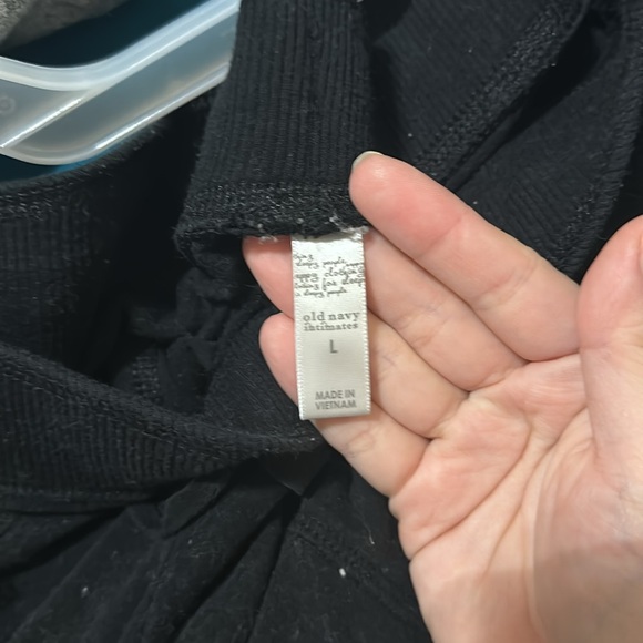 Old Navy Intimates Black Sweatpants (L) - Picture 3 of 4